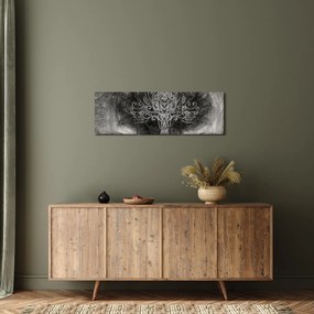 Obraz - Strom života (s hodinami) (90x30 cm)