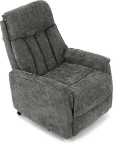 Polohovacie kreslo sivé, elektrické TV-H9727 GREY2