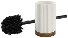 Biela WC kefa z polyresínu Niagara – douceur d'intérieur