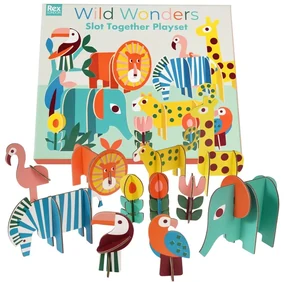 Drevená skladacia hra Wild Wonders - Rex London
