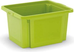 Zelený plastový úložný box 42x35x23 cm H-Box S – KIS
