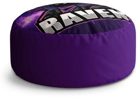 Sablio Taburet Circle FORTNITE RAVEN Fialová búrka: 40x50 cm