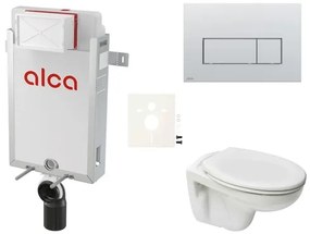 Cenovo zvýhodnený závesný WC set Alca na zamurovanie + WC S-Line S-line Pre SIKOAP9, 1 ks