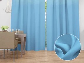 Biante Dekoračný záves Rongo RG-065 Svetlo modrý 140x160 cm