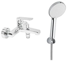 Vaňová batéria SAT Feel s vaňovým setom 150 mm chróm SATBSFEEL222SET1, 1 ks