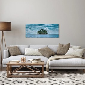 Obraz - ostrov v mori (120x50 cm)