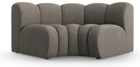 Tmavosivý ženilkový modul pohovky (variabilný roh) Lupine – Micadoni
