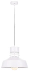 Luster na lanku TITANIUM 1xE27/60W/230V biela