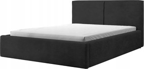 Manželská posteľ 180cm Fatime (s roštom, úl. priest.) (čierna)