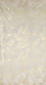 ZATEMŇOVACÍ ZÁVES NA KRÚŽKOCH ARIA 135X250 CM LISTY