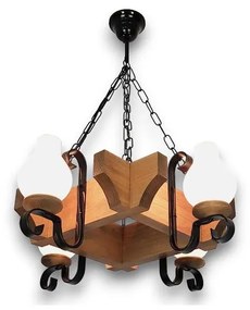 Brilagi - Luster na reťazi QUEEN 4xE14/40W/230V buk