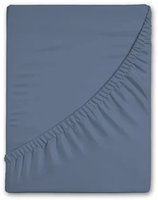 Modrá napínacia flanelová plachta 180x200 cm – Good Morning