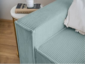 Kreslo s taburetom SMART SET, svetlo modrá