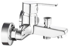 Invena Bralos, nástenná vaňová batéria, chrómová, INV-BW-07-001-A