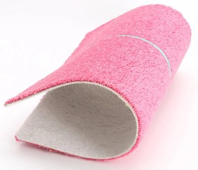 Betap, Koberec metráž Dynasty 11, na mieru, šíře 4m, ružová, filc, obývacia izba