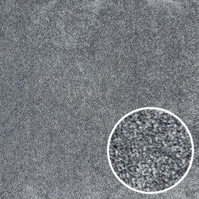 ITC, Metrážny koberec Feliz 096, na mieru, šíře 4m, šedá, filc, detská izba