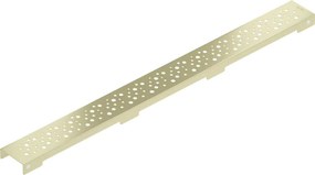 Mexen Flat M12 krytka žľabu 60 cm, zlatá matná, 1A21060