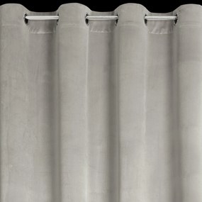 ZATEMŇOVACÍ ZÁVES NA KRÚŽKOCH ANTARA 140X270 CM STRIEBORNÁ