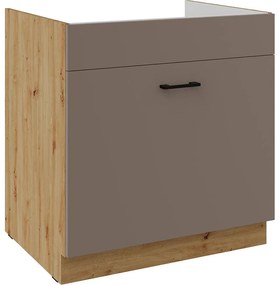 Kuchynská skrinka Bolonia trufel/artisan 80ZL 1S BB