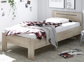 Posteľ Saturn 90x200 cm, dub sonoma%