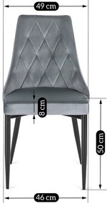 PROXIMA.store - Čalúnená jedálenská stolička CORK FARBA: béžová