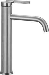 Rea Argon, vysoká umývadlová batéria h-295, brúsená oceľ, REA-B6450