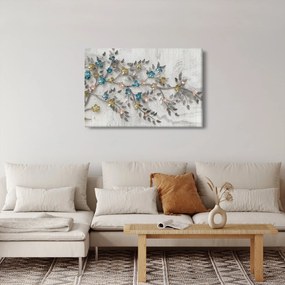 Obraz- Na vetve - abstraktné (90x60 cm)