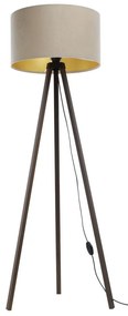 Stojacia lampa STANDART 1xE27/60W/230V béžová/hnedá