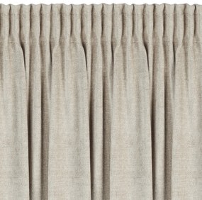 EUROFIRANY ZATEMŇOVACÍ ZÁVES NA PÁSKE NESKA 140X270 CM SVETLOBÉŽOVÁ