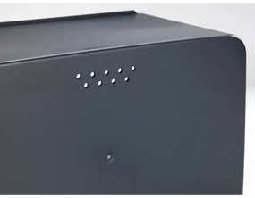 WENKO 54098100 - Chlebník KUBO 35x26,5 cm čierna/hnedá