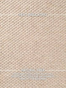 ELLE Decoration, Kusový koberec Lyon Beans 106315 Natural Beige kruh z kolekcie Elle, 200x200 (priemer) kruh, béžová, obývacia izba