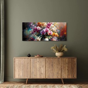 Obraz - Váza kvetov II. (120x50 cm)