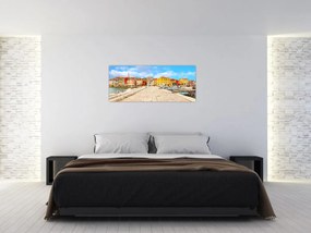 Obraz - Staré istrijské mesto v Poreči, Chorvátsko (120x50 cm)