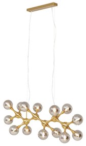 Atomic Balls visiaca lampa mosadzná 190 cm