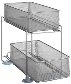 WENKO 53140800 - Polica GIOMA 35x33,5 cm, strieborná