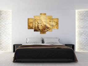 Obraz - Stará mapa (150x105 cm)