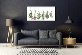 Skleneny obraz Plátky rastlina kuchyňa 120x60 cm