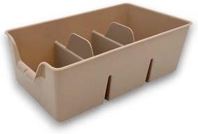 Organizér na korenie vo vrecúškach, zásobník, BEN3 - mocha, 20x14x8