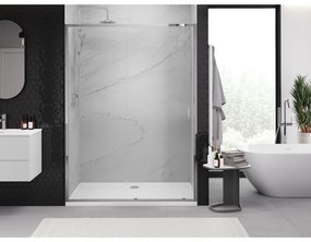 Mexen Exo, posuvné dvere do otvoru 160x200 cm, 6mm číre sklo, chrómový profil, 8151-160-000-01-00