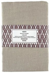 Záclona na šnurovanie AQUA polyester béžová 140x260 Merkury Home