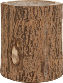 Prírodný kvetináč z kmeňa stromu Paulownia - Ø 28*32cm