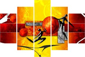 Obraz - Maľba ľudskosti (150x105 cm)