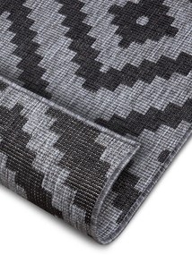 NORTHRUGS - Hanse Home koberce Kusový koberec Twin-Wendeteppiche 105461 Night Silver – na von aj na doma - 200x290 cm