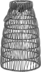 Set dvoch solárnych lampášov sivý PLA102 GREY (2 ks)