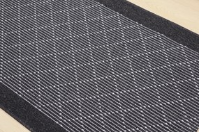 Condor Carpets, Protišmykový behúň na mieru Boulevard 9229, šíre 100 cm, šedá, chodba / predsieň