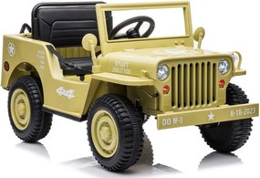 LEAN CARS JH-103 Khaki 4x4 batériové auto