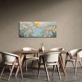 Obraz - 3D perly v oceáne (120x50 cm)