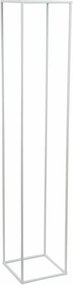 STOJAN NA KVETINÁČ SIMPLE 130X24X24 CM BIELA