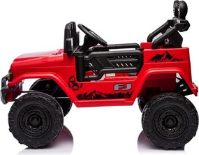 LEAN CARS Elektrické autíčko Toyota FJ 4x4, červené