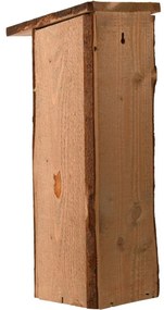 Búdka pre ďatľa Smart, 53,5x18x22 cm, drevo, hnedá